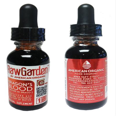 Raw Garden Dragon's Blood Original,100% Peruvian 1 Oz (2 Pack) Concentrate, Sangre De Drago, Sangre De Grado.