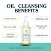 Clearly FACE, Natural Oil Cleanser Face Wash and Makeup Remover | Anti Aging Cleansing Oil with Rosehip, Avocado, Sea Buckthorn, Vegan Squalane | Water Free, Made in USA view 3