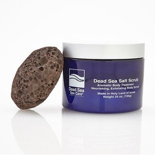 24 oz Dead Sea Spa Care Dry Salt Scrub and Pumice Stone (Ocean Therapy Scent)