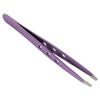 HTS 172T3 3.75" Purple Three Hole Slanted Eyebrow Tweezers view 2