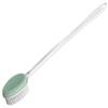 Helping Hand Company Long Handled Foot Scrub Brush with Pumice Stone. Bath and Shower Scrubber. Hard Skin Scrubber and Exfoliating Foot Stone. 21" / 53cm Bendable Long Handled Sponge for Disabled view 1