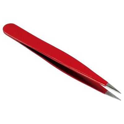 HTS 172P2 3" Red Mini Sharp Travel Tweezers