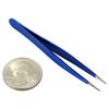 HTS 172P4 3" Blue Mini Sharp Travel Tweezers view 2