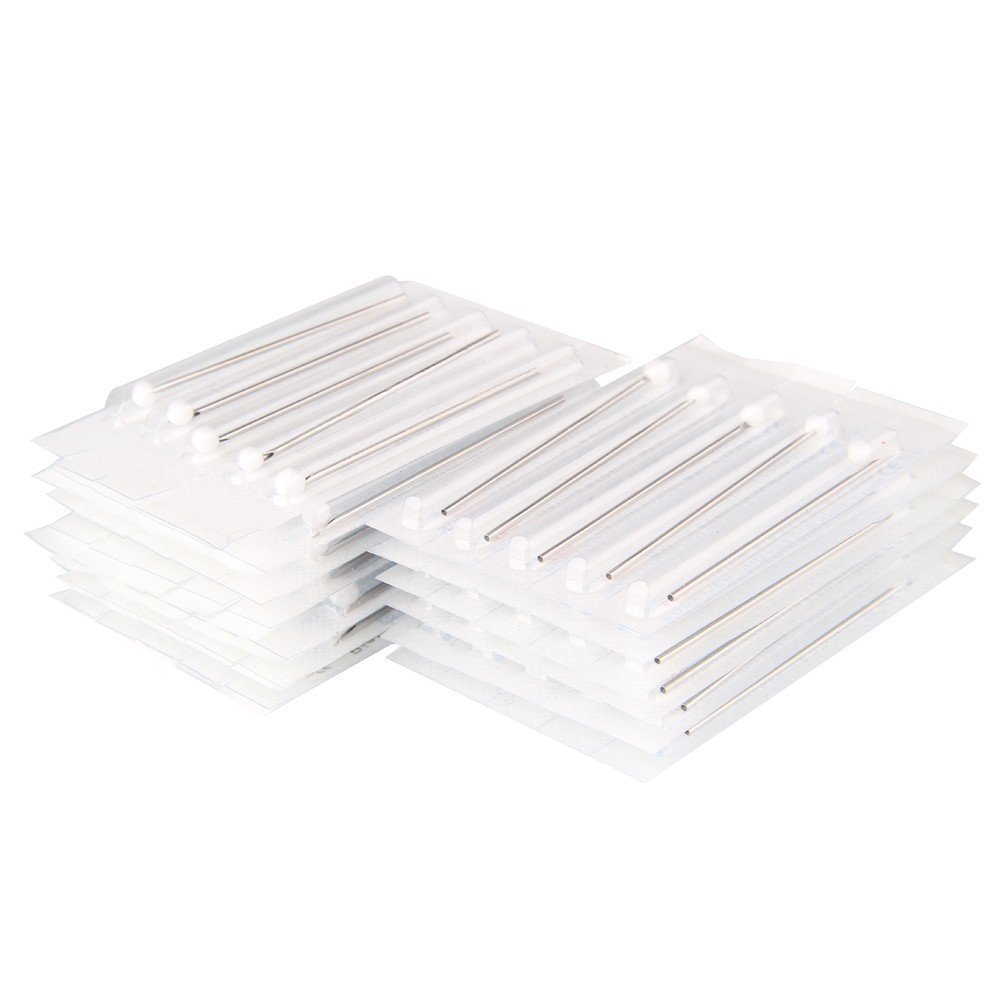 Beauty7 Sterilized Surgical Steel Piercing Needles 10PCS 10G Gauge 2.5mm Body Ear Navel Nipple Piercing