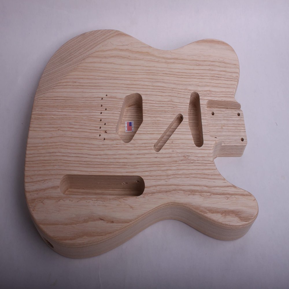 BYO 2 PIECE SWAMP ASH TELE BODY