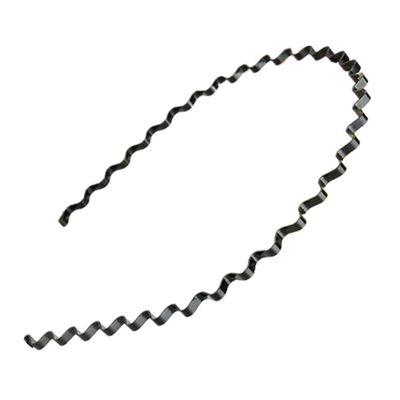GazeKu New Wavy Shape Sports Black Hair Hoop Band Headband for Man and for Women
