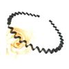 GazeKu New Wavy Shape Sports Black Hair Hoop Band Headband for Man and for Women view 2