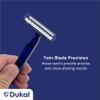 Dukal DR3879 Dawn Mist Grip-N-Glide Razor, Twin Blade, Blue Handle, Pack of 2000 view 4