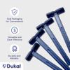 Dukal Dawn Mist Standard Disposable Razor, Twin-Blade, Dark Blue Handle (100 Boxes of 20) (Pack of 2000) view 3