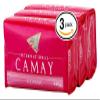 Camay CLASSIC Softly Scented Bar Soap (PACK OF 3) All-in-one exfoliating and moisturizing soap Leaves Skin Smooth & Radian! Great for Hands, Face & Body! (3 Bars, 4.4oz Each Bar) view 1