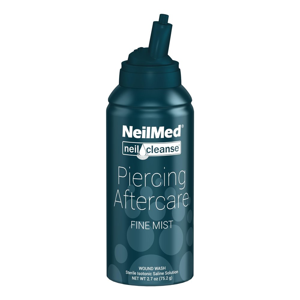 Neilmed Piercing Aftercare Fine Mist Travel Size - 75mL