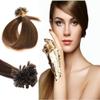 100 Strands 18-24Inch Pre Bonded Keratin Nail Tip Remy Human Hair Extensions 1G/S (18Inch, 02 Dark Brown) view 1