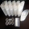 Goege 15 ML Clear Empty Plastic Oval Deodorant Containers Lip Balm Tubes with Lid Caps for Lipstick, Crayon,chapstick,homemade Lip Balm,BPA Free (100Pcs) view 1
