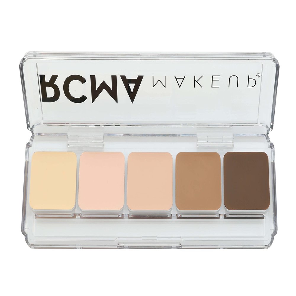 RCMA 5 Part Highlight/Contouring Palette, Perfect for Professional Makeup Artists, Foundation Highlight or Contour, Long-Lasting Everyday Makeup