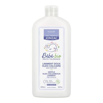 Eau Thermale Jonzac Diaper Change Special Formula Organic Cosmetic Baby Care Gentle Oleo-Calcareous Liniment, 500 ml