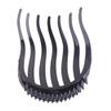 2Pc Magic BUMP IT UP Volume Inserts for Donut ponytail Bumpits Bouffant Do Beehive Dish Styles Hair Comb Pads Base Foam Hair Maker Braid Ponytail Hairstyle Hairdisk Styling Design Beauty Tool (Black) view 1