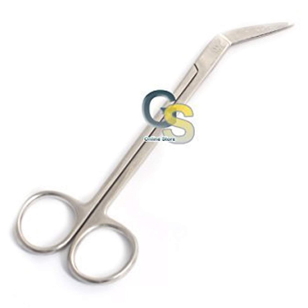 EXTRA LONG HANDLED ANGLED TOE NAIL CHIROPODY PODIATRY SCISSORS - CUT YOUR NAILS EFFORTLESSLY! (1X LONG HANDLE SCISSOR) by G.S ONLINE STORE