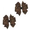 Cheetah Print Toddler Hair Bow Set view 1