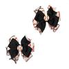 Baseball Toddler Hair Bow Set (Red or Black) view 2