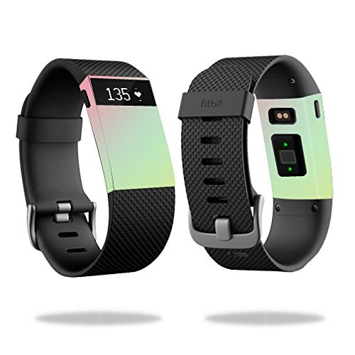 MightySkins Skin Compatible with Fitbit Charge HR Cover Skins Sticker Watch Berry Blurry