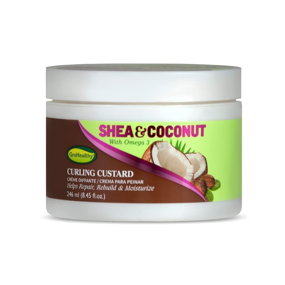 Gro Healthy Grohealthy Shea & Coconut Curling Custard, 8.5 Oz