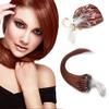 18"20"22"26" Micro Loop Virgin Real Hair Extensions Fashion Straight Human Hair 50G 100S (26inch, Dark Auburn) view 2