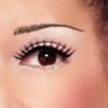 Beauti-Full Brows|Easy Application|Waterproof|10 Pairs|Temporary Tattoo Eyebrows: Athena (Dark Brown) view 2