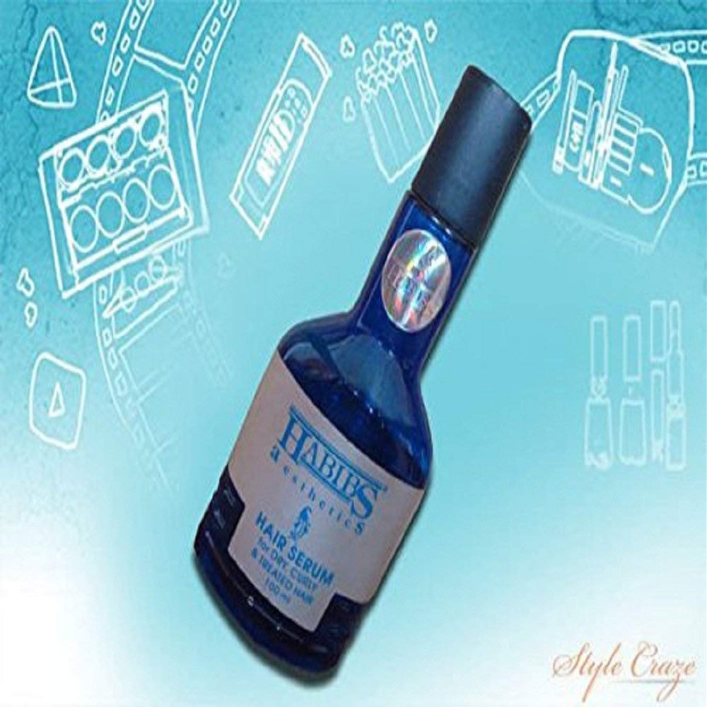 HABIBS Aesthetics Hair Serum- 100 ml, for Dry, Curly & Treated Hairs