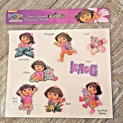 Dora The Explorer Cherry Scented Temporary Tattoos