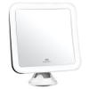 Fancii 10X Magnifying Lighted Makeup Mirror - Daylight LED Vanity Mirror - Compact, Cordless, Locking Suction, 6.5" Wide, 360 Rotation, Portable Illuminated Bathroom Mirror (Square) view 1