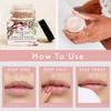 French Girl Rose Lip Scrub - Organic Sugar Scrub For Lips, Hydrating Lip Exfoliator & Moisturizer with Shea Butter & Essential Oils, Treatment for Dry Lips, Clean, Vegan & Cruelty-Free, 1oz view 3