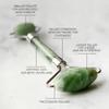 Ginger Chi Jade Roller - Anti-Aging Jade Therapy for Skin Care - Face Sculpting Tool for Eyes, Cheeks, Forehead - Jawline Shaper & Neck Roller - Face Roller is Part of The Gua Sha Facial Tools view 3