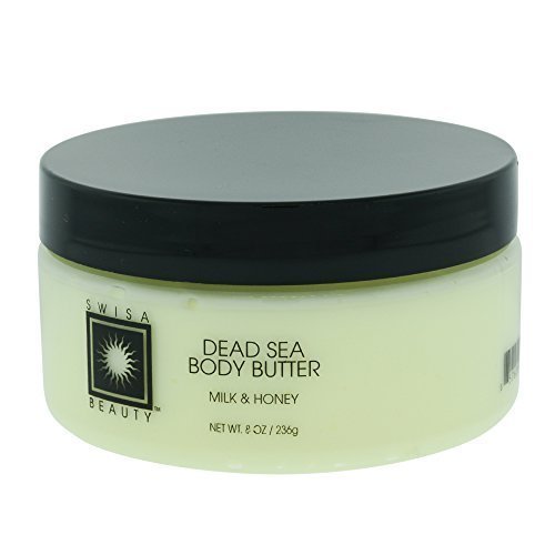 Swisa Beauty Body Butter, Dead Sea Body Butter, 8-Ounce by Swisa Beauty