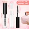 AHIER 5 pcs 4ML Reusable Empty Bottle Mascara Tube Container for Eyelash Growth Oil/Mascara with Brush for Home and Travel view 2