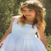 beautiful flower girl crown view 1