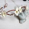beautiful flower girl crown view 4