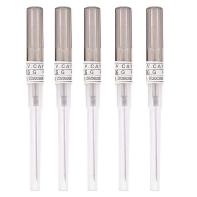 Piercing Needles,5pcs 16G Gauge Steel Catheter Piercing Needles Supply