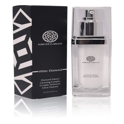 Forever Flawless Diamond Infused Facial Cleanser Anti-Aging, Hydrating Face Wash with Vitamins A & E and Antioxidants Gentle Daily Cleanser for All Skin Types, Men & Women (2.03 fl oz)