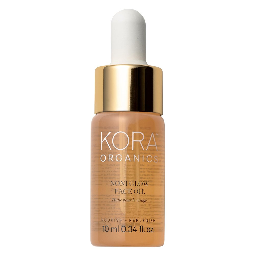 KORA Organics Noni Glow Hydrating Face Oil with Antioxidants, Nourish & Illuminate, Certified Organic, Cruelty Free, 0.34 fl oz