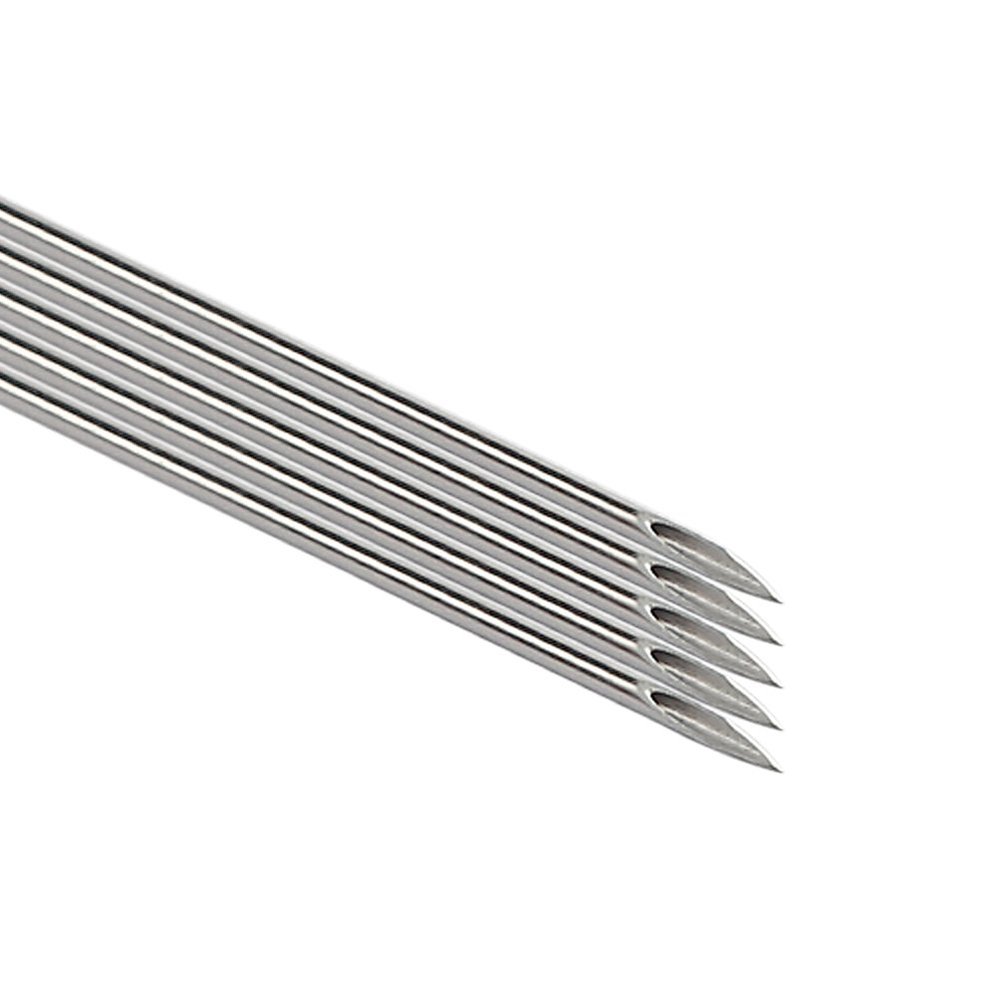 Ruifan 5 Pack Professional Piercing Kit Sterilized Body Piercing Needle for Septum Belly Navel Nose Eyebrow Lip Nipple Ear Sizes 20g