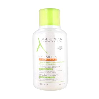 A derma Exomega, emollient milk for face and body - for very dry/atopic skin 400 ml.