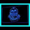 100059 Tattoo Skull Pirates Devil Art Shop Display LED Light Neon Sign view 1