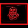 100059 Tattoo Skull Pirates Devil Art Shop Display LED Light Neon Sign view 4