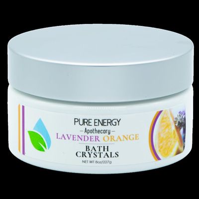 Carved Solutions Pure Energy Apothecary Bath Crystals, Aromatherapy, 8 Ounce