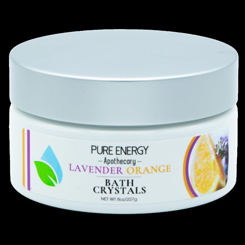 Carved Solutions Pure Energy Apothecary Bath Crystals, Aromatherapy, 8 Ounce