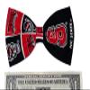 Sports Themes Hair Bow Collection (Barrette, North Carolina Wolfpack/Black) view 2