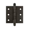 Deltana CH2020U10B 2 x 2". Hinge with Ball Tips 44; Oil Rubbed Bronze - Solid Brass - Pack of 2 view 1