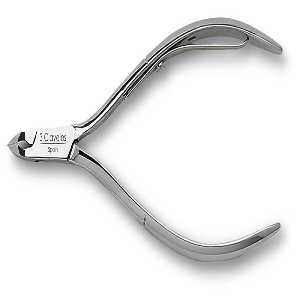 3 Claveles 12110  Cuticle Pliers 11.5 cm with Mouth Cut 3 mm
