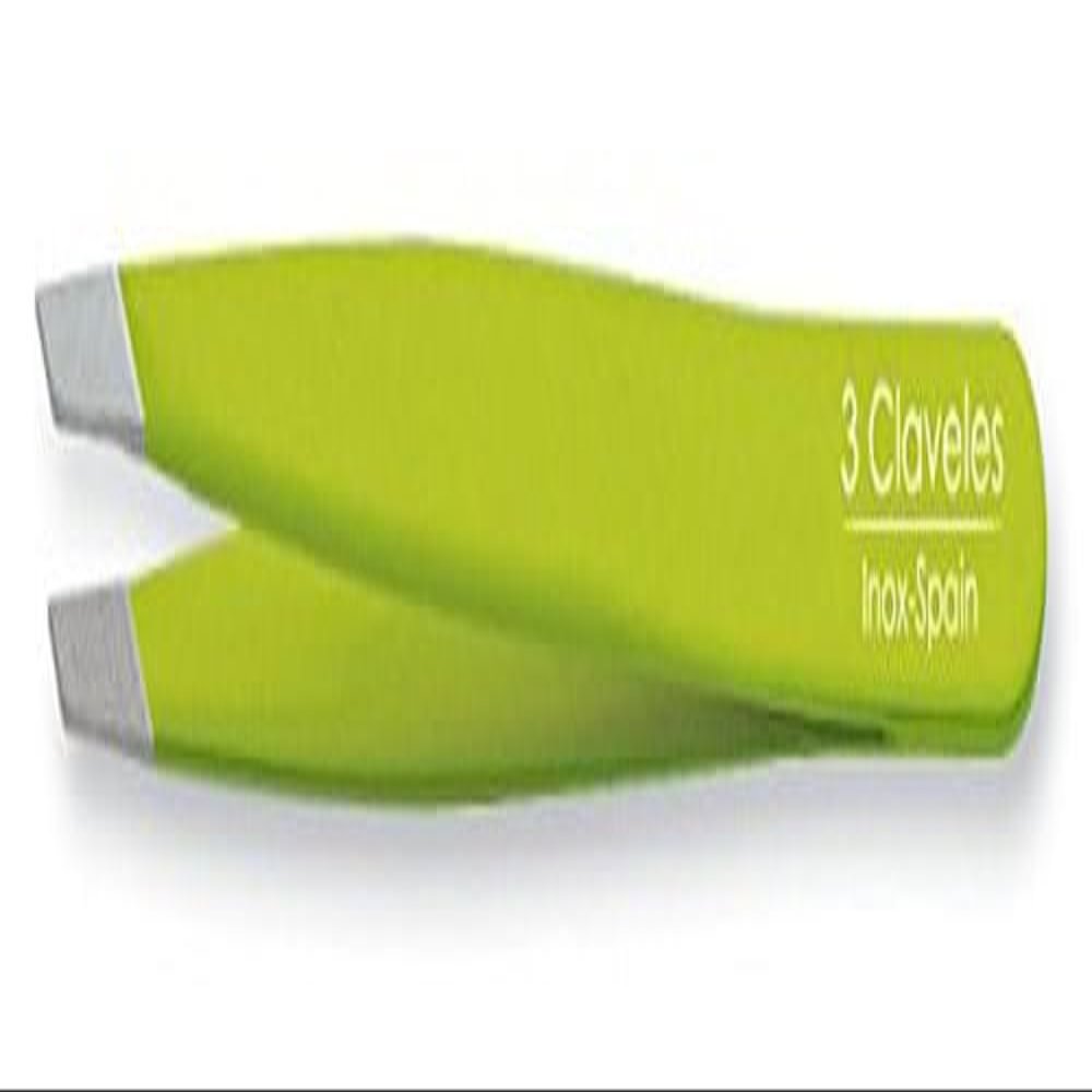 3 Claveles 12275 Tweezers Tweezers Slanted, Stainless Steel 9 cm