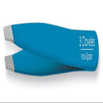 3 Claveles 12277 Tweezers Tweezers Slanted, Stainless Steel 9 cm
